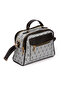 Women's Patterned Crisscross Straps Hand and Shoulder Bag