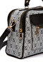 Women's Patterned Crisscross Straps Hand and Shoulder Bag - 3
