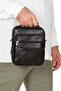 Adelina 100% Genuine Leather Black Steel-Frame Hand and Shoulder Bag, Medium Size - 6