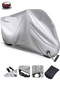 Hero XPulse 200T Gray Motorcycle Tarpaulin REAR BAG COMPATIBLE (Lock)
