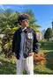 Trend Oversize OFCL Embroidered Micro Fabric Bomber Coat - 4