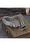 Bear Scandinavian Bear Clip-On Nordik Misha Dizayn Men's 316L Steel Bracelet - 6