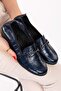 Women's Genuine Leather Anatomical Sole Elastic Ballerina Ballet Ell.7085 - 5