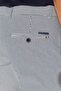 Men's Navy Blue Slim Fit Slim Fit Cotton Seersucker Patterned Trousers - 6