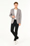 Gray Slimfit Classic Lined Regular Blazer Jacket - 4