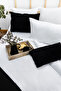 Easy Iron Double Duvet Cover Set 160x200 Black Elastic Sheet Quilt Pillow Case Claret Red - 3