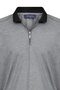 Men's Zippered Mercerized Polo Collar Kagi T-Shirt - 2