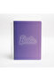 Barbie Sparkling Print Spiral Purple Boutique Notebook Dotted 24X17Cm - 96 Sheets