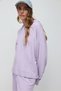 Kadın Kapüşonlu Basic Sweatshirt Uzun Kollu - 3