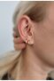 100% 316 L Surgical Steel Hoop Earring - Thickness 2.5 mm - inner diameter 8 mm - 1 pair - 6