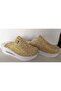 Gold Shiny Self-patterned Air Max Sole Women's Full Orthopedic Sabo Slippers - 4
