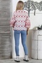 White V-Neck 3/4 Sleeve Tied Allover Embroidered Woven Regular Fit Blouse - 7