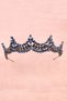Crystal Jewelled Shiny Bridal Princess Crown for Henna Night Queen Crown Bridal Wedding Crown Navy Blue - 3