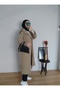 Kadın Oversize Model Trençkot - 3