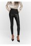 Leather look leggings