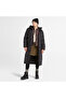 Women's Black Long Puffer Coat - 4