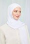 Women's Hijab Hijab Bonnet Chiffon Shawl White