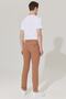 Men's Mink Slim Fit Slim Fit Diagonal Patterned Tie Waist Flexible Trousers - 3