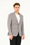 Gray Slimfit Classic Lined Regular Blazer Jacket - 2