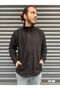 UNISEX Polar Cold-Resistant Standard-fit Pocket-Free Men's Fleece Cardigan