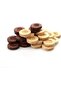 Wooden Backgammon Set, Solid Mother-of-Pearl Backgammon Set, Wooden Mother-of-Pearl Backgammon Set, 50*50 cm Large Size - 5