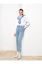 Jeans Blue Washing High Waist Mom Jeans Boyfrend Pants