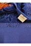 30X50 Etamin Fringed Towel - Navy Blue - 3