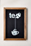 "Tea" Decorative Uv Printed Wooden Framed Painting