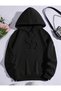 Black Hooded NYORK BROOKLYN Printed Sweatshirt Hoodie - 2