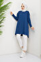 Women's Mercerized Knitwear Sweater Tunic - 3