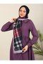 Hijabchi Plaid Patterned Medina Silk Shawl