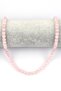 Pink Quartz Natural Stone String 6 mm Faceted Globe Cut - 2