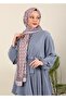 Imported Patterned Medina Silk Shawl Water Series - New Collections |   Light Mink