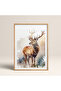 Set of Two Framed Painting Santa Claus Christmas Series Poster Painting Binary17 - 3