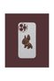 حافظة هاتف بيضاء منقوشة ثلاثية الأبعاد - DK117 - iPhone 12
