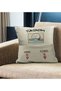 Fun Designed Organizer with Remote Control and Snack Pocket Cream Throw Pillow - 3, Home Decor - 2