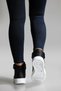 16308 Unisex Black White High Top Women's Sneakers Daily Comfortable Sports Shoes - 4