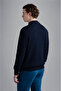 Men's Knitted Roundneck C.W. Wool Sweater - 2