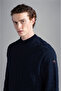 Men's Knitted Roundneck C.W. Wool Sweater - 3