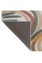 Multicolored Abstract Pastel Line Patterned Creative Modern Decorative Carpet 2633 - 4
