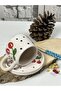 Ceramic Patterned Handmade Mug Set with Plates - 3