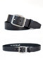 Special Boxed| Premium 100% Genuine Leather | Men's Denim-Fabric Trouser Belt | Soft Italian Leather Belt - 2