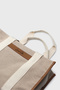 Women's Striped Linen Tote Bag - 3