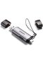 50706 Type-c And Usb 3.0 Sd Tf Card Reader, Gray
