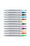 Brushpen Double Ended Brush Tip and Fineliner Tip 12 Colors PVC Package - 4