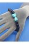 Certified Onyx Turquoise Stone Design Bracelet - 2