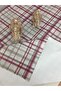 Gray Purple Lined Erasable PVC Oilcloth Tablecloth - 2