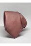 Slim Fit Oxford Bird Eye Pattern Tie with Handkerchief - 2