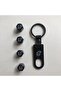 For Volvo S40 2004-2012 Metal Keychain and 4Pcs Metal Valve Cap Set