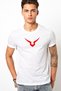 Code Geass Printed White Men's Knitted Tshirt